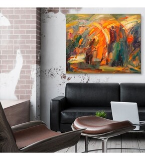 Foto 2 | Cuadros Abstractos Modernos Para Hotel Consutorios Contamos Con Catalogo De Iamgenes Lienzo Canvas Con Bastidor Color Ne