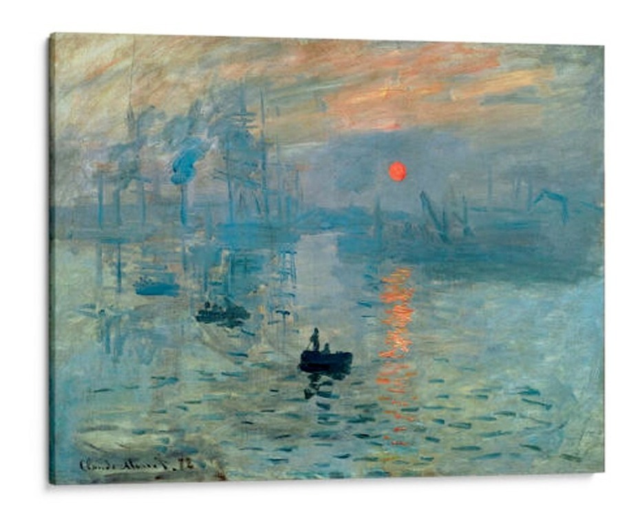 Cuadro Canvas Arte Monet Paisajes Impresionistas Tipo Oleo