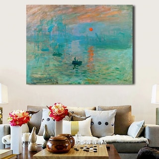 Foto 2 | Cuadro Canvas Arte Monet Paisajes Impresionistas Tipo Oleo