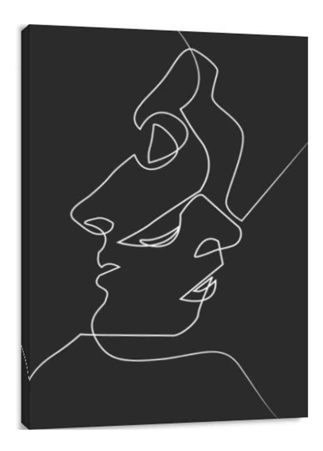 Cuadros Canvas Arte Minimalista Abstracto Close Noir Modernos Tipo Galeria No Sintético Alta Calidad Opción Enmarcado