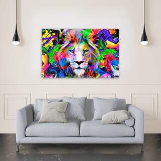 Foto 2 | Cuadros Decorativos Abstracto Moderno Animales Colores 4k