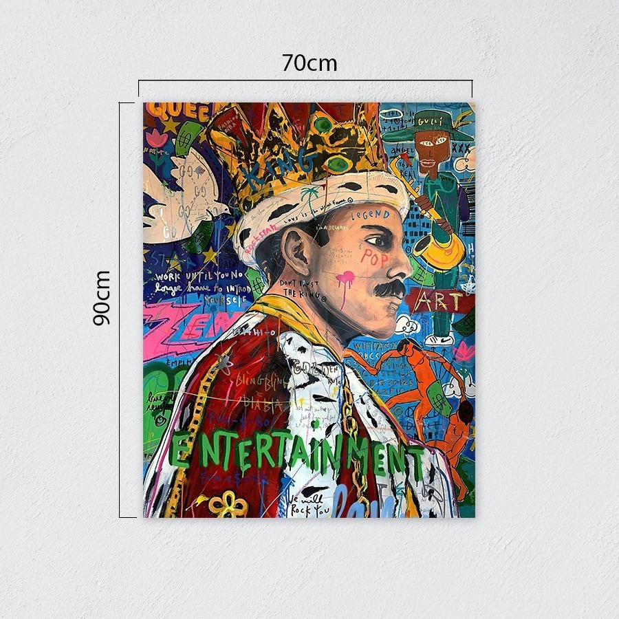 Foto 3 pulgar | Cuadro Decorativo Alec Monopoly Queen Freddie Mercury, Moder