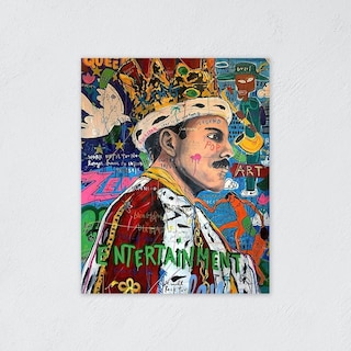 Foto 5 | Cuadro Decorativo Alec Monopoly Queen Freddie Mercury, Moder