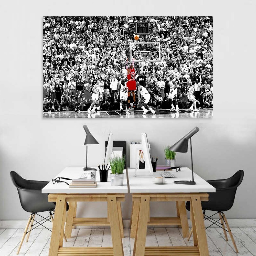 Foto 3 pulgar | Cuadro Canvas Michael Jordan Decorativo The Last Shot