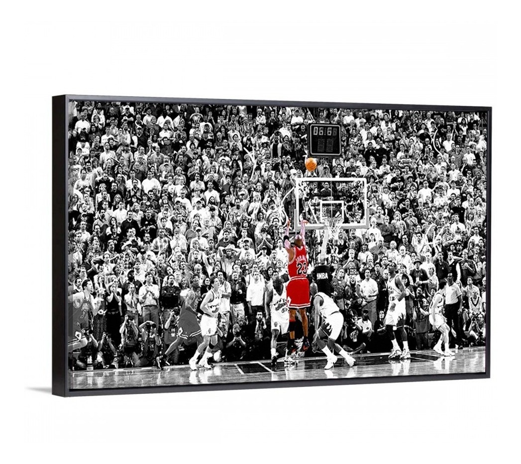 Foto 5 pulgar | Cuadro Canvas Michael Jordan Decorativo The Last Shot