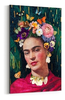 Foto 4 | Frida Kahlo Pinturas Modernas En Tela Lienzo Canvas 40x50cm