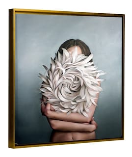 Foto 5 | Cuadros En Lienzo Canvas Set Arte Mujeres Plumas Moderno
