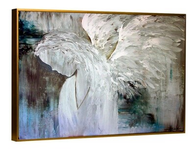 Foto 5 | Cuadro Decorativo Angel Abstracto Decoración De Interiores