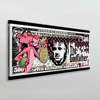 Foto 2 | Cuadro Decorativo Dólar El Padrino Grafiti Oficina Recamara