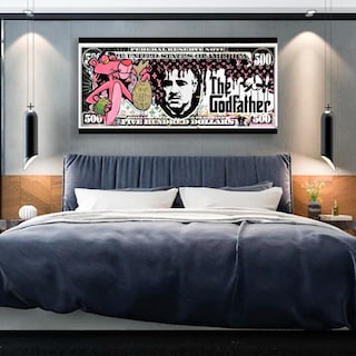 Foto 4 | Cuadro Decorativo Dólar El Padrino Grafiti Oficina Recamara