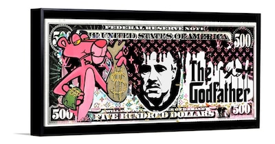 Foto 5 | Cuadro Decorativo Dólar El Padrino Grafiti Oficina Recamara