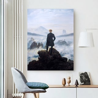 Foto 3 | Cuadro El Caminante Sobre El Mar De Nubes Caspar David Fried