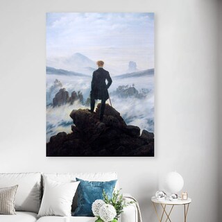 Foto 4 | Cuadro El Caminante Sobre El Mar De Nubes Caspar David Fried