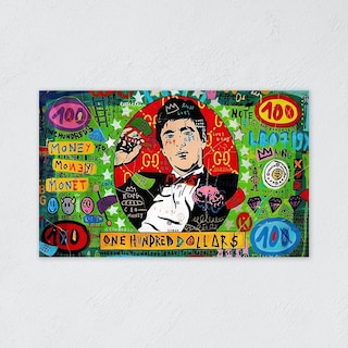 Foto 5 | Cuadro Decorativo Alec Monopoly Dollar Cara Cortada, Recamar