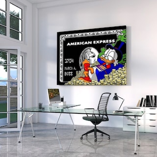 Foto 3 | Cuadro Canvas Monopoly American Express X Scrooge Mcduck