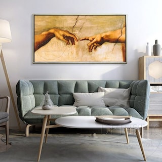 Foto 3 | La Creación Toque Divino Con Marco 140x70cm