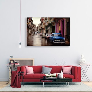 Foto 4 | Cuadro Carros Vintage Antiguos Canvas Sala Recamara Oficina