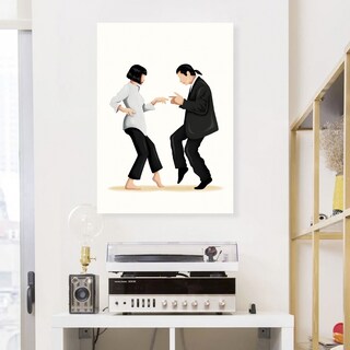 Foto 2 | Cuadro Pulp Fiction Baile Minimalista Decorativo En Canvas