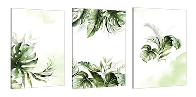 Foto 5 | Set Cuadros Decorativos Canvas Plantas Acuarela, Minimalista
