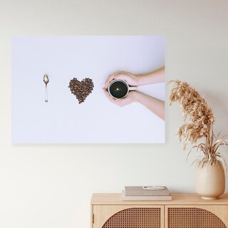 Foto 1 | Cuadro Moderno Para Cocina Y Comedor I Love Coffe Color Colores