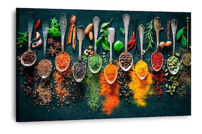 Foto 1 | Cuadro Decorativo Para Comedor Y Cocina De Especias Color Colores