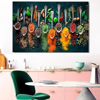 Foto 2 | Cuadro Decorativo Para Comedor Y Cocina De Especias Color Colores