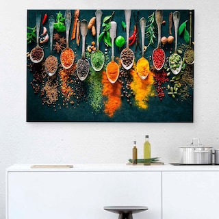 Foto 3 | Cuadro Decorativo Para Comedor Y Cocina De Especias Color Colores