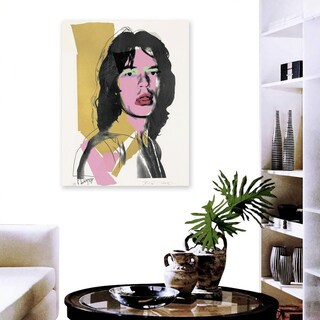 Foto 4 | Cuadro Art Pop Mick Jagger Por Andy Warhol En Canvas Hd Color Multicolor Armazón Bastidor