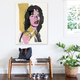 Foto 5 | Cuadro Art Pop Mick Jagger Por Andy Warhol En Canvas Hd Color Multicolor Armazón Bastidor