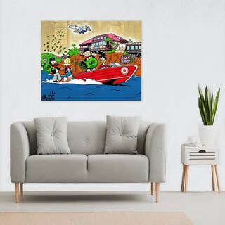 Foto 3 | Cuadro Decorativo Alec Monopoly Lancha Del Dinero, Recamara