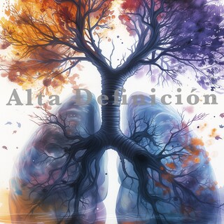 Foto 3 | Cuadro Paisaje Arbol Pulmones Colorido 90x60cm.