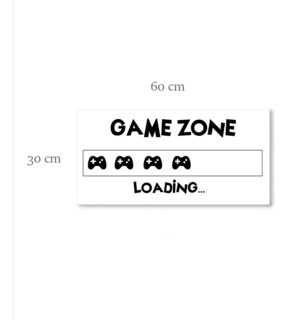 Foto 3 | Decoracion Gamer Set Cuadros Loading Blanco Y Negro