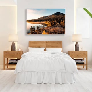 Foto 3 | Cuadro Decorativo Lago Y Montañas Paisaje Moderno Elegante