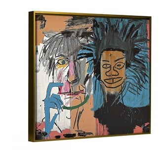Foto 3 | Cuadro Arte Basquiat Y Warhol En Canvas Premium Con Bastidor