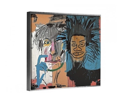 Foto 5 | Cuadro Arte Basquiat Y Warhol En Canvas Premium Con Bastidor