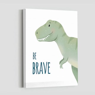 Foto 2 | Cuadros Para Niños De Dinosaurios Hipoalergénicos Livianos Color Multicolor Armazón Bastidor