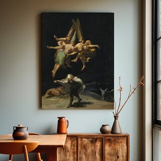 Foto 3 | El Aquelarre Brujas Francisco De Goya Cuadro Decorativo Canv