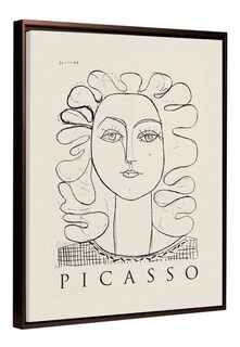 Foto 4 | Cuadros Picasso Abstractos Minimalista Modernos Canvas Museo Color Francoise Gilot Woman Face Armazón Bastidor De Mader