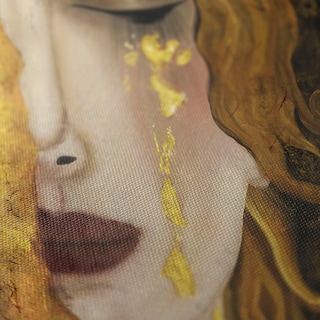 Foto 2 | Cuadro Lienzo Canvas Grueso Lagrimas De Oro Klimt 70x100 Hd Color Freyas Tears Armazón Bastidor De Madera