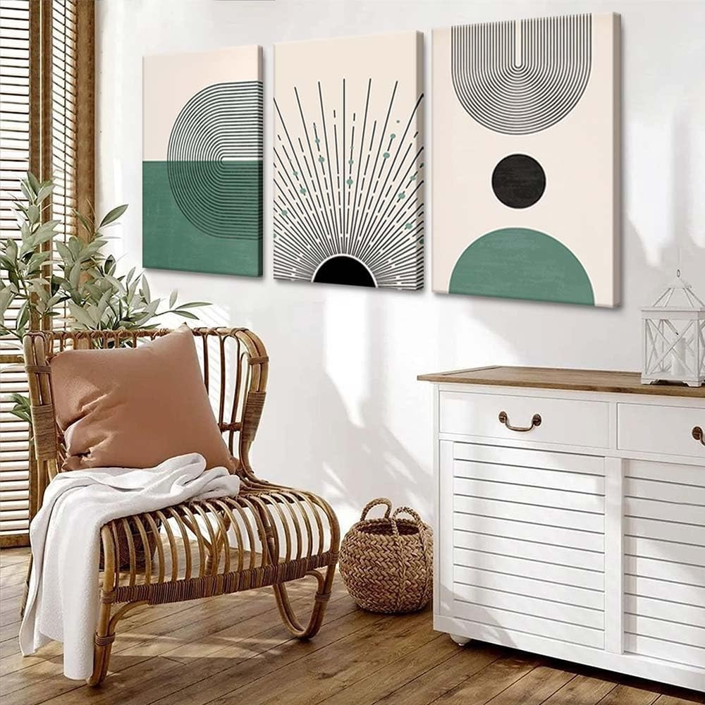 Foto 2 | Cuadros Decorativos Modernos Minimalist Lineal Canvas Grueso