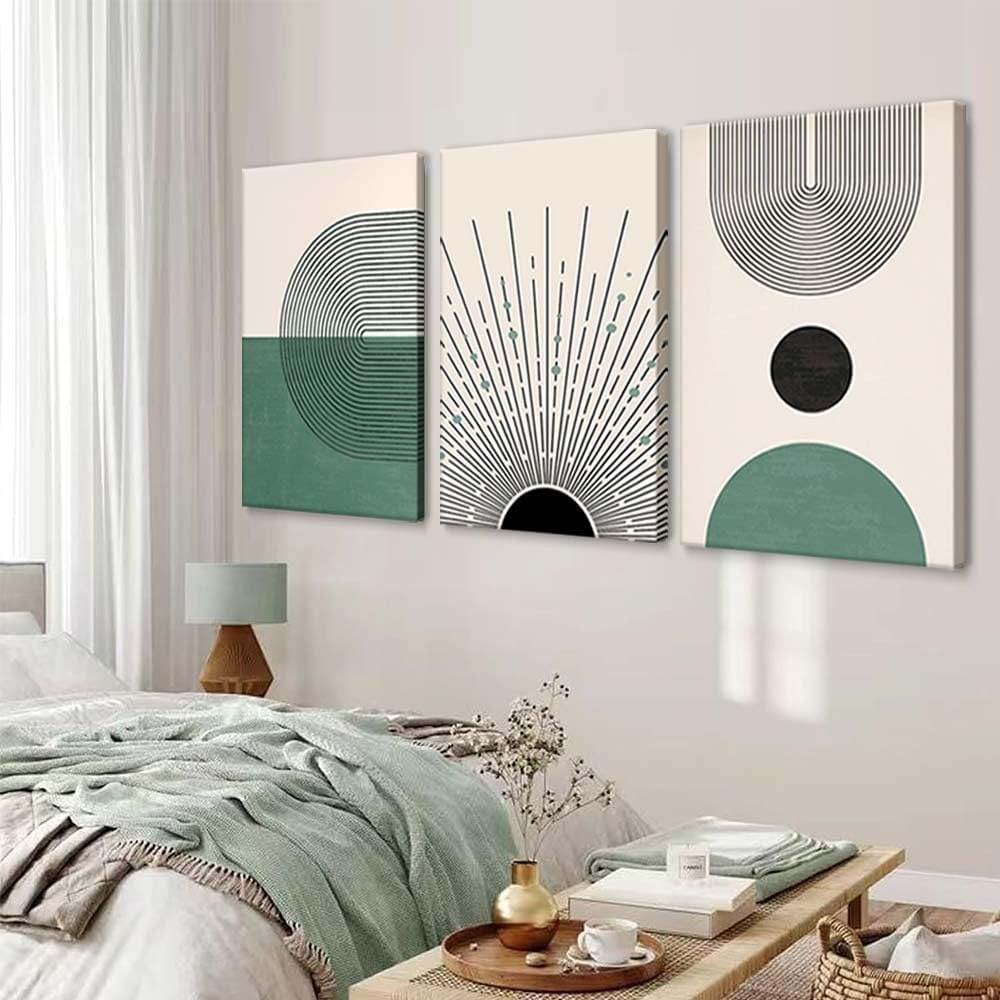 Foto 4 pulgar | Cuadros Decorativos Modernos Minimalist Lineal Canvas Grueso