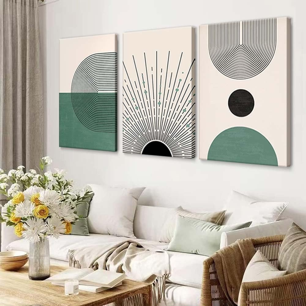 Foto 5 pulgar | Cuadros Decorativos Modernos Minimalist Lineal Canvas Grueso
