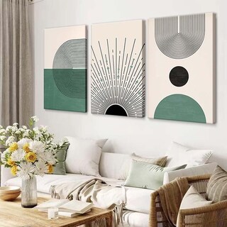 Foto 4 | Cuadros Decorativos Modernos Minimalist Lineal Canvas Grueso