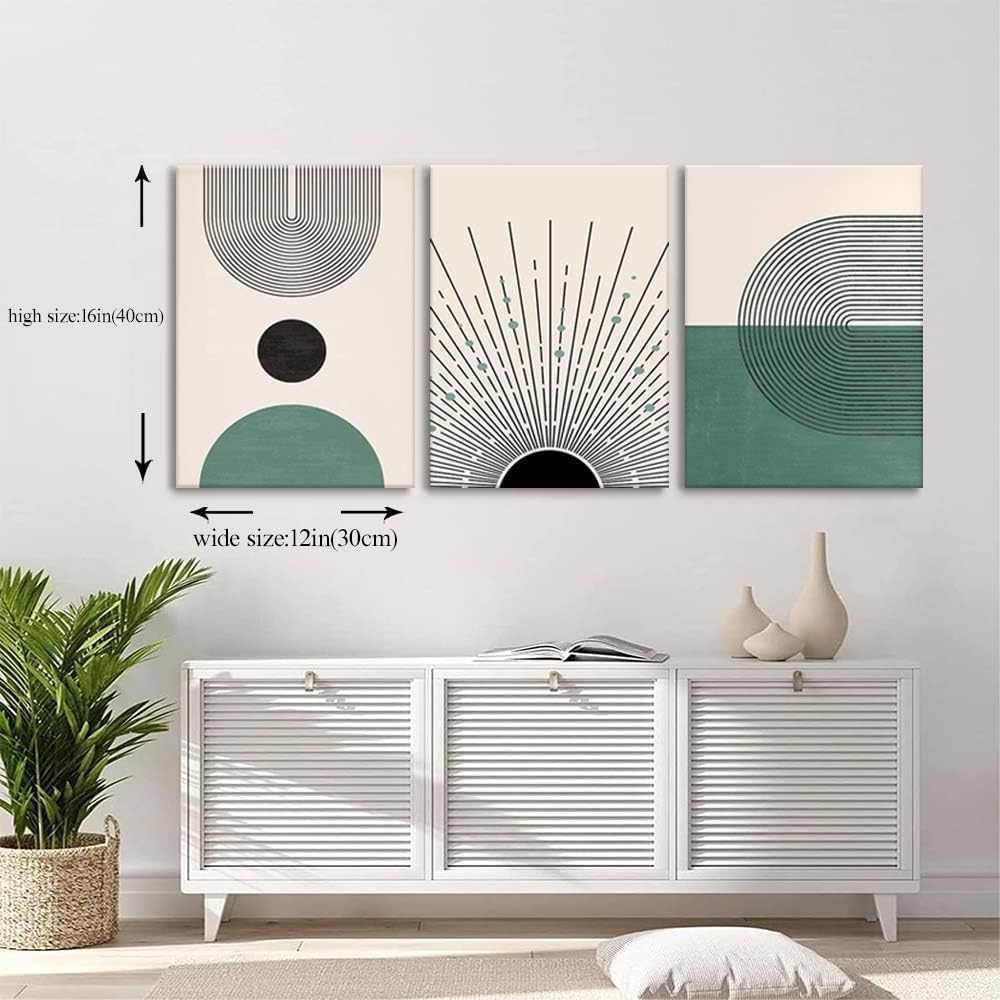 Foto 6 pulgar | Cuadros Decorativos Modernos Minimalist Lineal Canvas Grueso