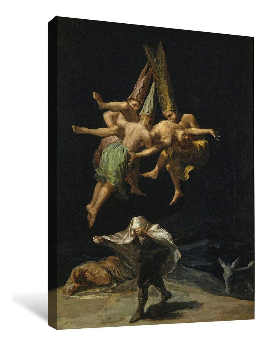 El Vuelo De Las Brujas Francisco De Goya Cuadro Canvas Arte