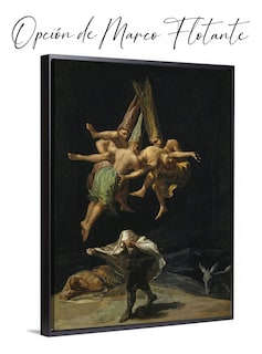 Foto 4 | El Vuelo De Las Brujas Francisco De Goya Cuadro Canvas Arte