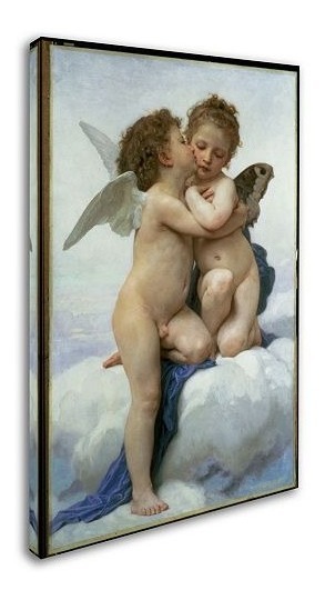 Foto 2 pulgar | Cuadros Canvas Arte Bouguereau Ángeles Modelos Con Marco