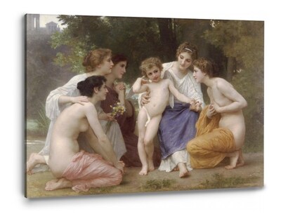 Foto 1 | Cuadros Canvas Arte Bouguereau Ángeles Modelos Con Marco