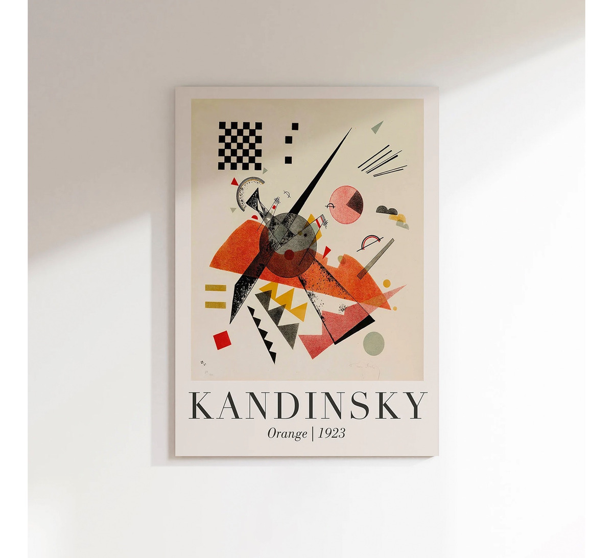 Foto 3 | Set 3 Cuadros Kandinsky Arte Abstracto Bauhaus Canvas Grueso