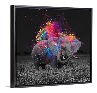 Foto 3 | Cuadro Elefante Colores Moderno En Lienzo Canvas Envío Grati
